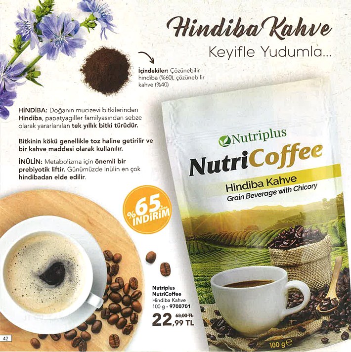 Nutriplus Hindiba Kahve 100 Gr Fiyati Taksit Secenekleri